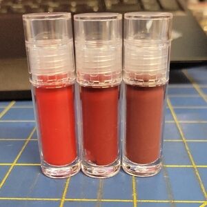 Italia Matte Liquid Lipstick Set - Red, Dark Red, Brown